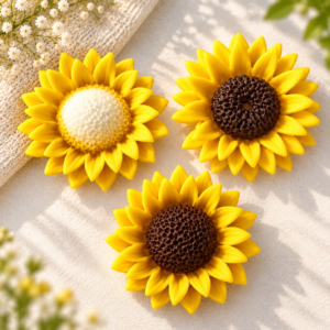 3D Sunflower Shaped Decorative Candle
